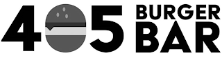 405 BURGER BAR logo