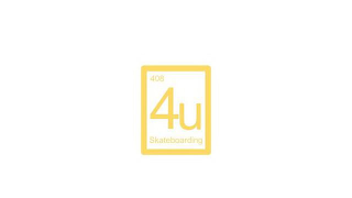 408 4U SKATEBOARDING logo