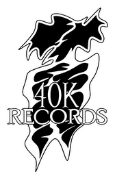 40K RECORDS logo