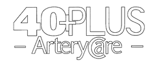 40+PLUS ARTERY CARE logo