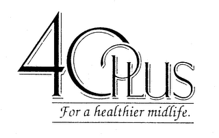 40PLUS FOR A HEALTHIER MIDLIFE. logo