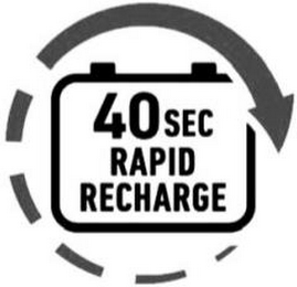 40SEC RAPID RECHARGE logo