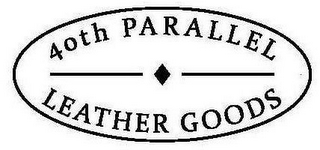 40TH PARALLEL LEATHER GOODS logo