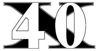 40X logo