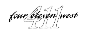 411 FOUR ELEVEN WEST logo