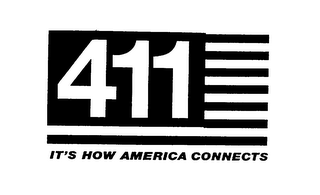 411 IT'S HOW AMERICA CONNECTS logo