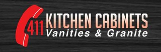 411 KITCHEN CABINETS VANITIES & GRANITE logo