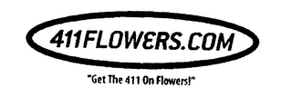 411FLOWERS.COM "GET THE 411 ON FLOWERS" logo