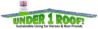 412LIVE FOR ONE TO LIVE INCORPORATED UNDER 1 ROOF! SUSTAINABLE LIVING FOR HEROES & BEST FRIENDS logo