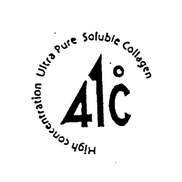 41°C HIGH CONCENTRATION ULTRA PURE SOLUBLE COLLAGEN logo