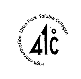 41°C HIGH CONCENTRATION ULTRA PURE SOLUBLE COLLAGEN logo
