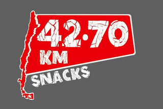 42 · 70 KM SNACKS logo