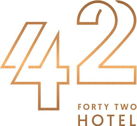 42 FORTY TWO HOTEL logo