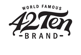 42 TEN WORLD FAMOUS BRAND logo