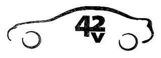 42 V logo