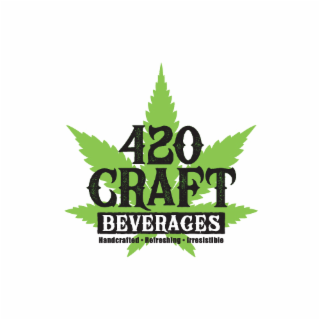 420 CRAFT BEVERAGES HANDCRAFTED – REFRESHING – IRRESISTIBLE logo