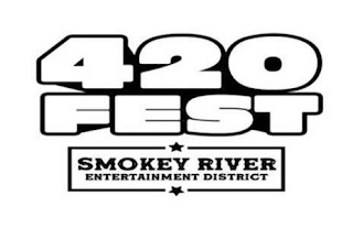 420 FEST SMOKEY RIVER ENTERTAINMENT DISTRICT logo