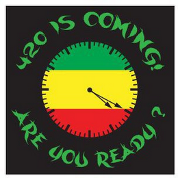 420 IS COMING! ARE YOU READY? logo