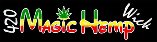 420 MAGIC HEMP WICK logo