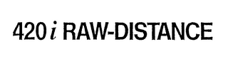420I RAW-DISTANCE logo