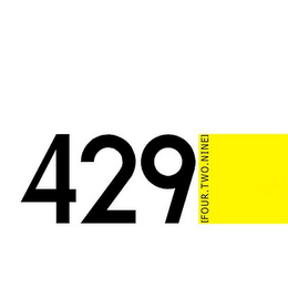 429 [FOUR.TWO.NINE] logo