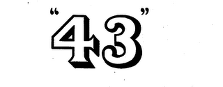 "43" logo
