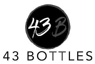 43 B 43 BOTTLES logo