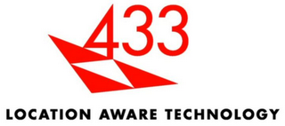 433 LOCATION AWARE TECHNOLOGY logo