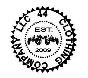 44 CLOTHING COMPANY LLC EST. 2009 logo