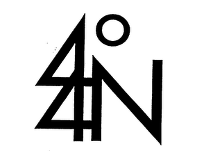 44 N
