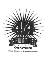 44 REWARDS KEYBANK PROUD SPONSOR OF SYRACUSE ATHLETICS logo
