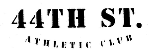 44TH ST. ATHLETIC CLUB logo