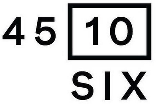 45 10 SIX logo