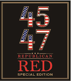 45 47 REPUBLICAN RED SPECIAL EDITION logo