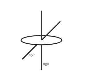 45° 90°