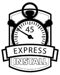 45 EXPRESS INSTALL logo