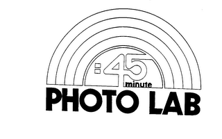 45 MINUTE PHOTO LAB logo