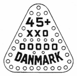45 + XX0 00000 DANMARK logo