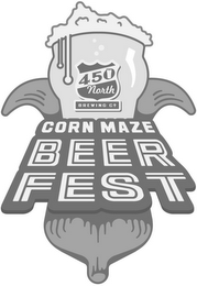 450 NORTH BREWING CO CORN MAZE BEER FEST logo