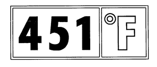 451 F logo