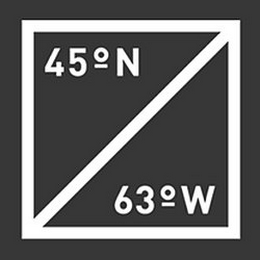 45°N 63°W logo