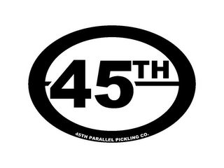 45TH 45TH PARALLEL PICKLING CO. logo