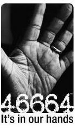46664 IT'S IN OUR HANDS logo