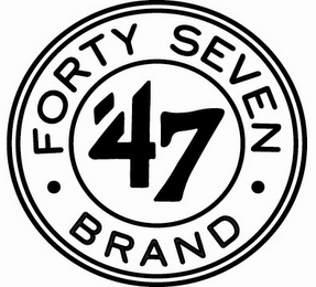 47 · FORTY SEVEN · BRAND logo