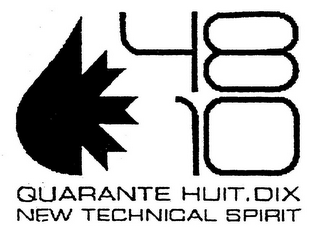 48 10 QUARANTE HUIT.DIX NEW TECHNICAL SPIRIT logo