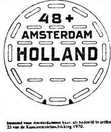48 + AMSTERDAM HOLLAND logo