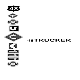 48 T R R R R 48 TRUCKER logo