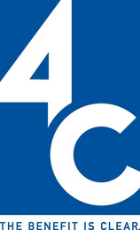 4C THE BENEFIT IS CLEAR. logo