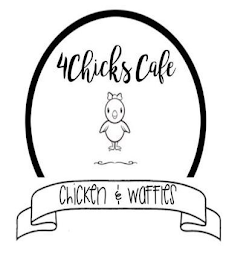 4CHICKS CAFE CHICKEN & WAFFLES logo