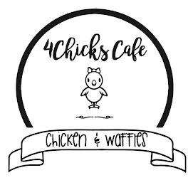 4CHICKS CAFE CHICKEN & WAFFLES logo
